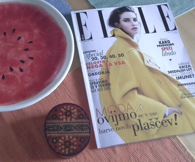 To przywiozłam ze sobą.